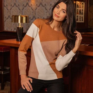 Rowen Avenue Colour Block Knit In Brown*Women Jumpers & Cardigans