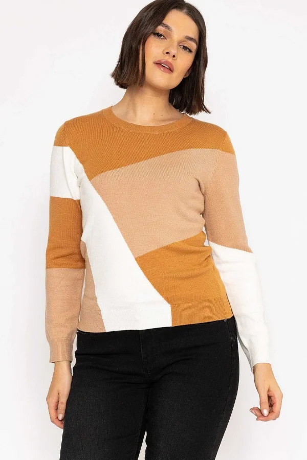Rowen Avenue Colour Block Knit In Brown*Women Jumpers & Cardigans