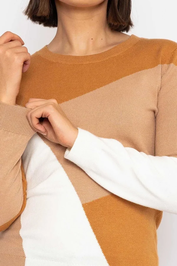 Rowen Avenue Colour Block Knit In Brown*Women Jumpers & Cardigans