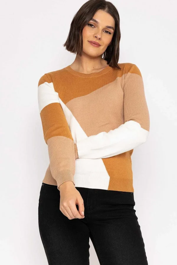 Rowen Avenue Colour Block Knit In Brown*Women Jumpers & Cardigans