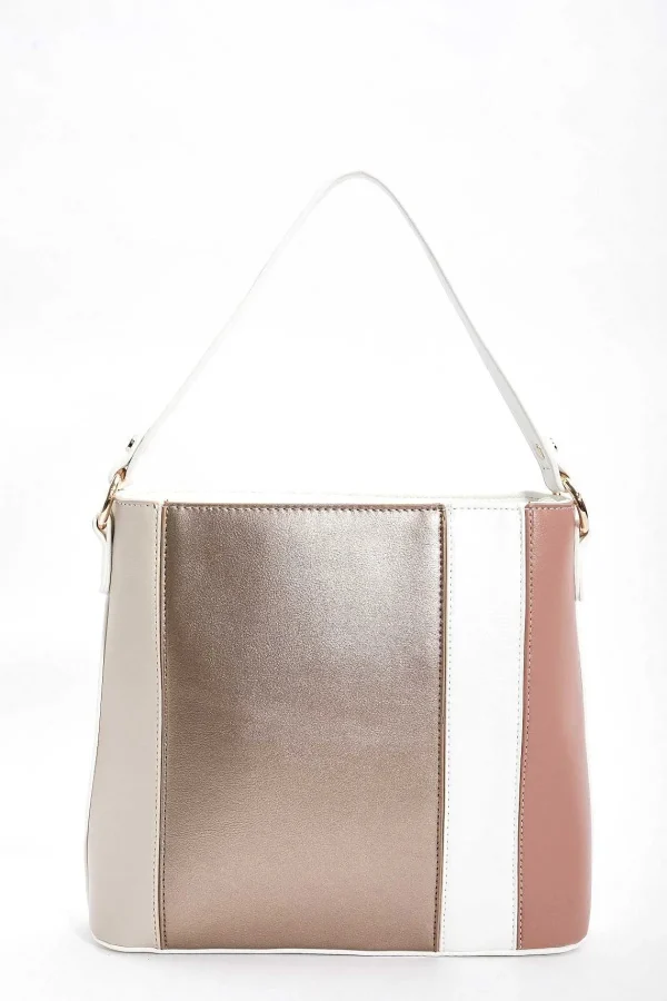 SOUL Accessories Colour Block Tote In Gold* Accessories