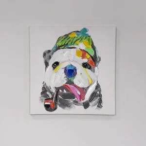 Carraig Donn HOME Colourful Dog Canvas Wall Art* Homeware