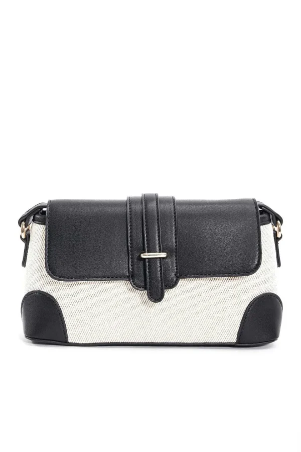 SOUL Accessories Contrast Top Shoulder Bag In Black* Accessories