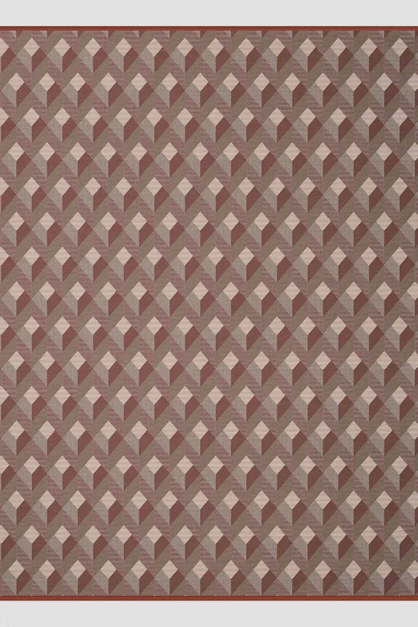 Biederlack Copper Geometric Throw* Homeware