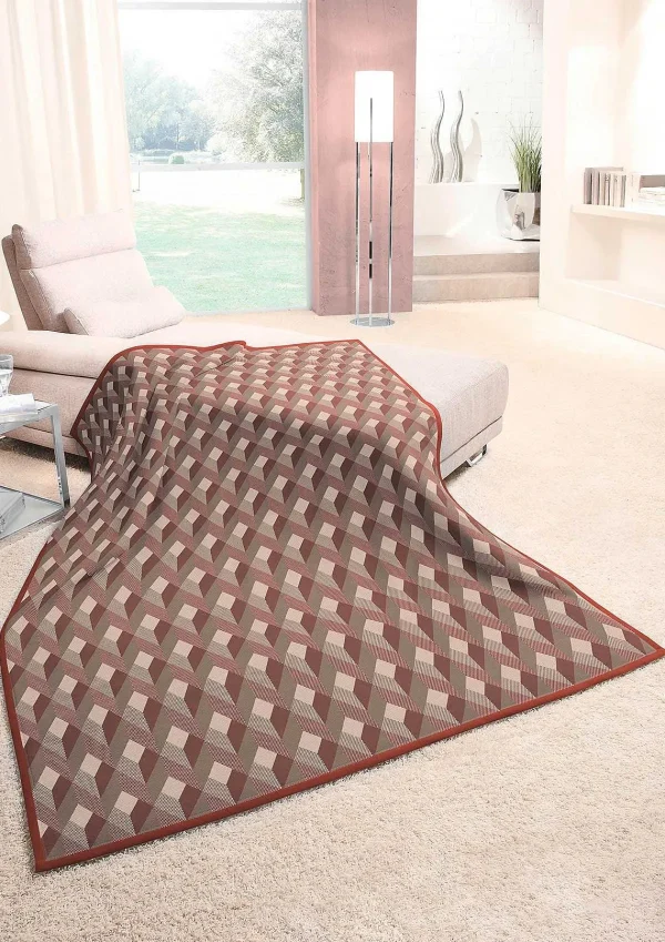 Biederlack Copper Geometric Throw* Homeware