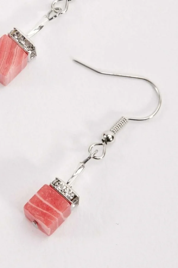 Soul Jewellery Coral Beaded Earrings*Women April Edit