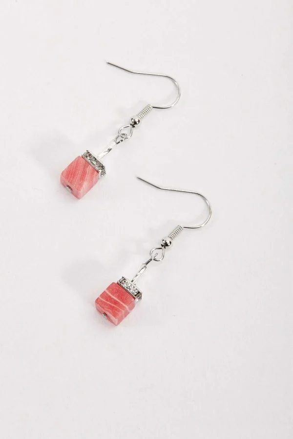 Soul Jewellery Coral Beaded Earrings*Women April Edit