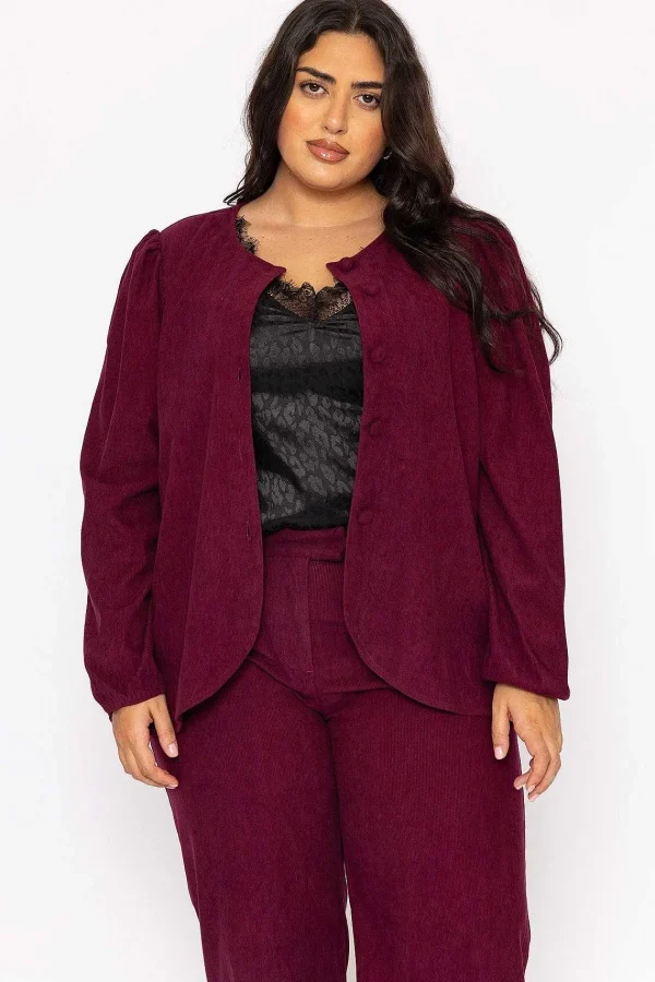 Rowen Avenue Cord Jacket In Plum*Women Coats & Jackets