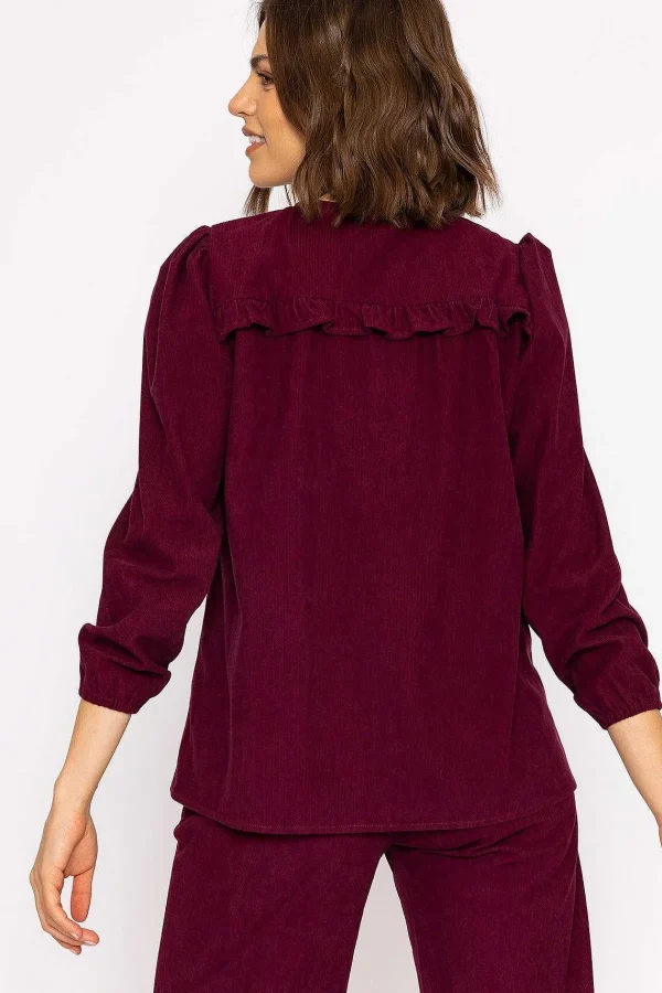 Rowen Avenue Cord Jacket In Plum*Women Coats & Jackets