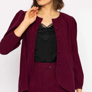 Rowen Avenue Cord Jacket In Plum*Women Coats & Jackets