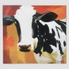 Carraig Donn HOME Cow Canvas Art Wall Decor* Homeware