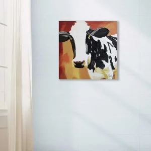 Carraig Donn HOME Cow Canvas Art Wall Decor* Homeware