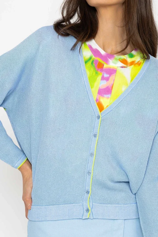 Cks Fashion Cratt Cardigan In Blue*Women Jumpers & Cardigans