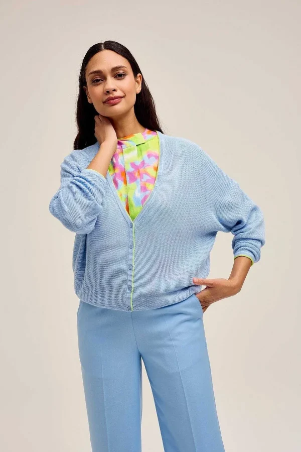 Cks Fashion Cratt Cardigan In Blue*Women Jumpers & Cardigans