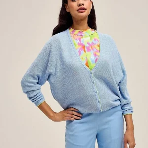 Cks Fashion Cratt Cardigan In Blue*Women Jumpers & Cardigans
