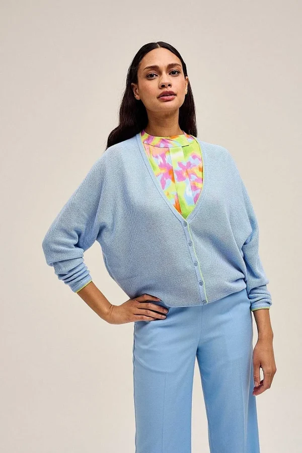 Cks Fashion Cratt Cardigan In Blue*Women Jumpers & Cardigans