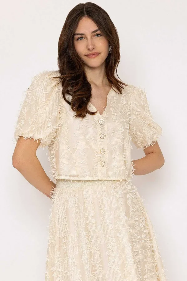 Elli White Cream Tulle Midi Skirt*Women Skirts & Shorts