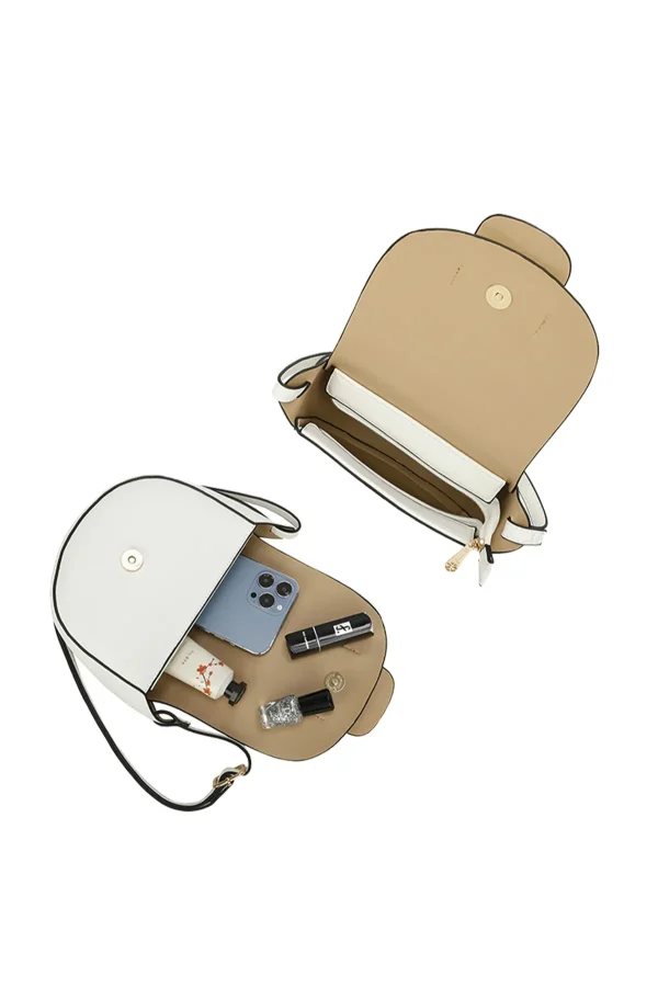 Gallantry Crescent Crossbody In White*Women As Seen On Social