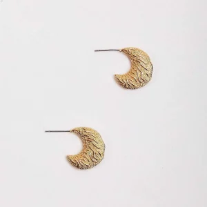 Joularie Crescent Moon Hoop Earrings* Boxed Gifts