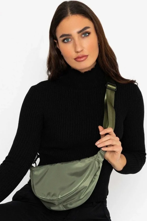 SOUL Accessories Crescent Shape Crossbody In Khaki* Accessories
