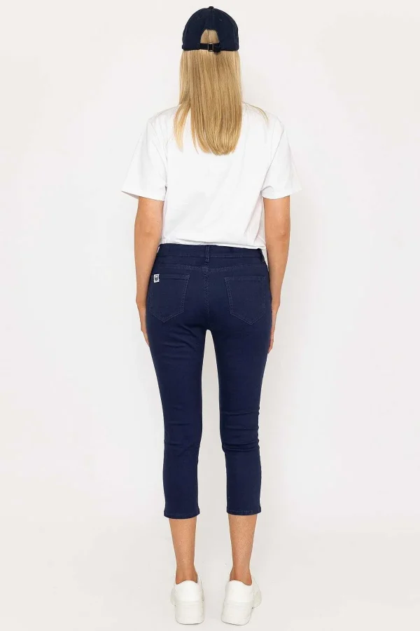 West Quay Crop Stretch Jeans In Navy*Women Jeans & Trousers