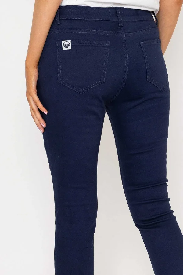 West Quay Crop Stretch Jeans In Navy*Women Jeans & Trousers