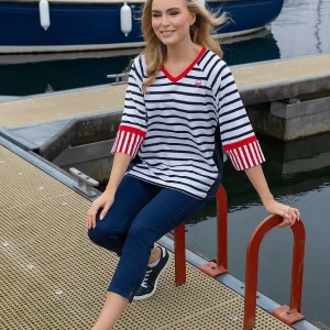 West Quay Crop Stretch Jeans In Navy*Women Jeans & Trousers