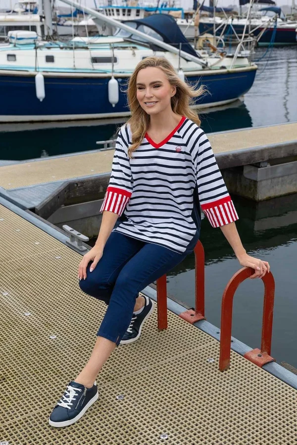 West Quay Crop Stretch Jeans In Navy*Women Jeans & Trousers