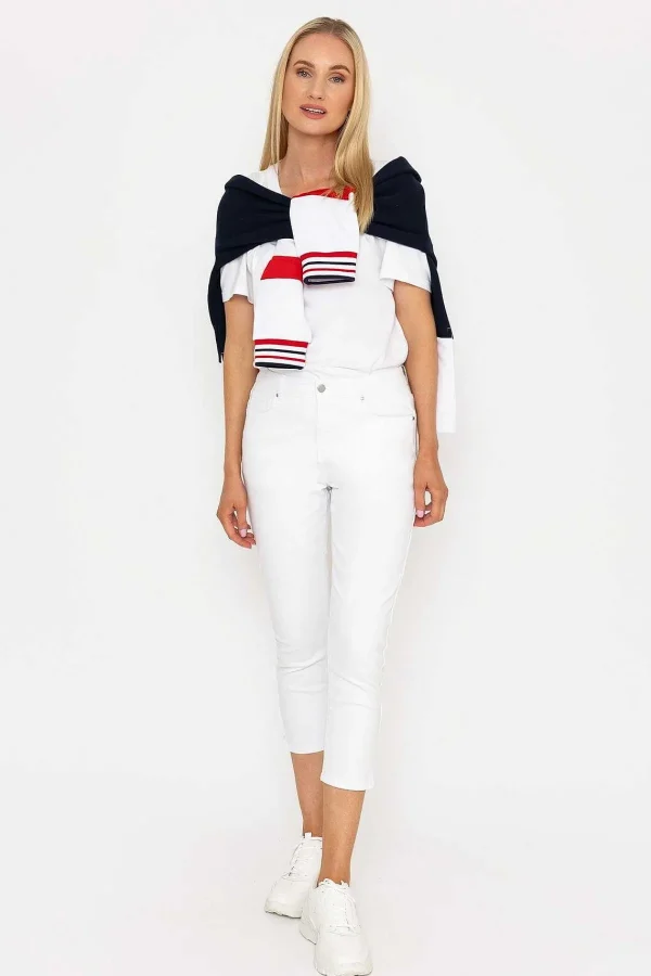 West Quay Crop Stretch Jeans In White*Women Jeans & Trousers