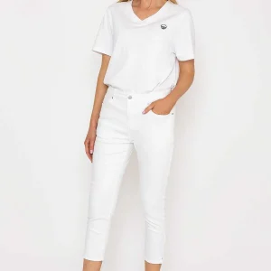 West Quay Crop Stretch Jeans In White*Women Jeans & Trousers