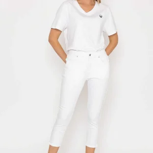 West Quay Crop Stretch Jeans In White*Women Jeans & Trousers