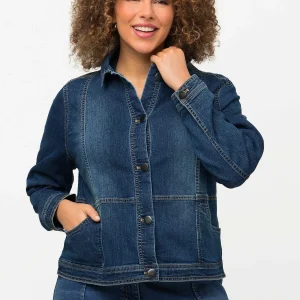 Ulla Popken Cropped Denim Jacket*Women Coats & Jackets