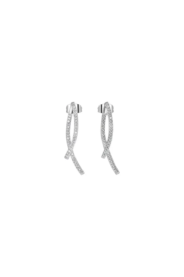 Newbridge Silverware Jewellery Cross Over Earrings* Earrings