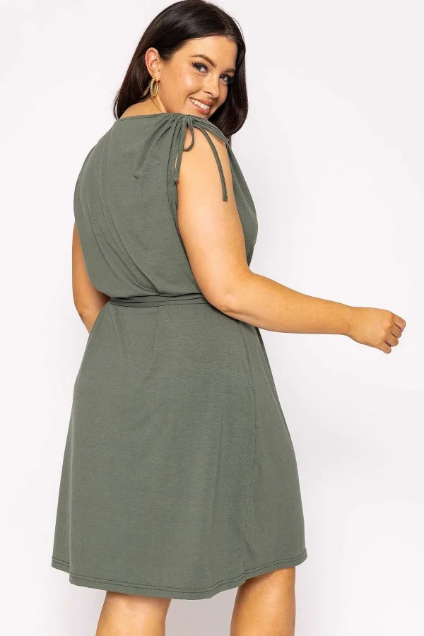 Vero Moda Curve Curve - Aila Dress In Khaki*Women Dresses & Jumpsuits