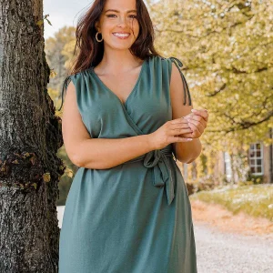 Vero Moda Curve Curve - Aila Dress In Khaki*Women Dresses & Jumpsuits