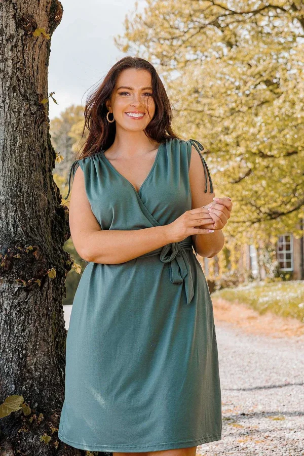 Vero Moda Curve Curve - Aila Dress In Khaki*Women Dresses & Jumpsuits