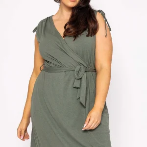 Vero Moda Curve Curve - Aila Dress In Khaki*Women Dresses & Jumpsuits