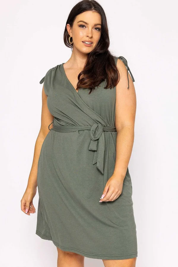 Vero Moda Curve Curve - Aila Dress In Khaki*Women Dresses & Jumpsuits