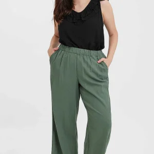 Vero Moda Curve Curve - Aubriella Wide Pants In Khaki*Women Jeans & Trousers