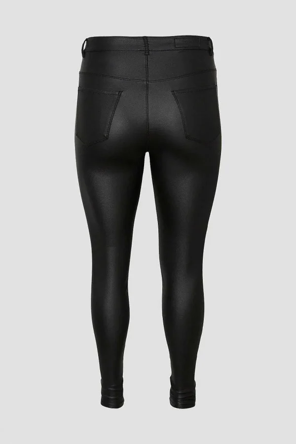 Vero Moda Curve Curve - Coated Pants In Black*Women Jeans & Trousers