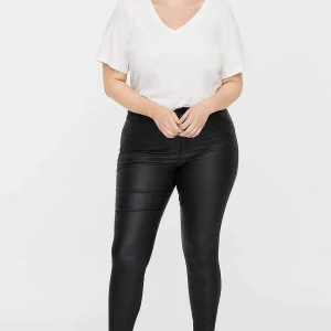 Vero Moda Curve Curve - Coated Pants In Black*Women Jeans & Trousers