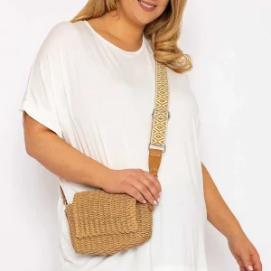 Nova of London Curve - Curve Medallion Lace Back Top In Ivory*Women Tops & Blouses