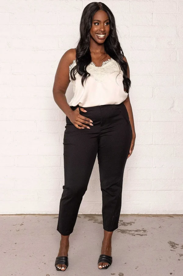 Vero Moda Curve Curve - Gloria Ankle Pants In Black*Women Jeans & Trousers