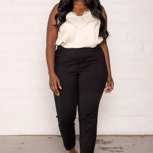 Vero Moda Curve Curve - Gloria Ankle Pants In Black*Women Jeans & Trousers