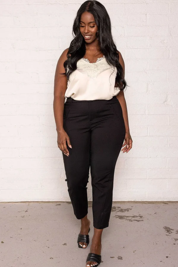 Vero Moda Curve Curve - Gloria Ankle Pants In Black*Women Jeans & Trousers