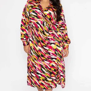 Vero Moda Curve Curve - Kleo Shirt Dress In Multi Print*Women Dresses & Jumpsuits