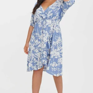 Vero Moda Curve Curve - Lexie Dress In Blue Print*Women Dresses & Jumpsuits