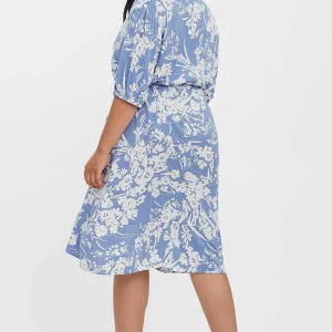 Vero Moda Curve Curve - Lexie Dress In Blue Print*Women Dresses & Jumpsuits