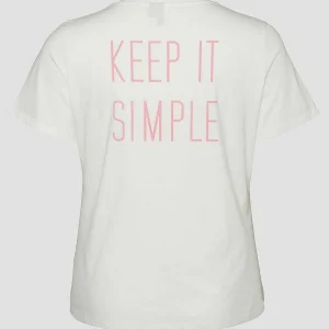 Vero Moda Curve Curve - Lina T-Shirt In White*Women Tops & Blouses