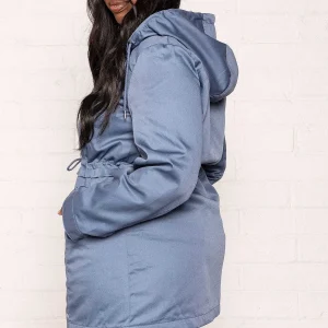 Vero Moda Curve Curve - Long Parka In Blue*Women Coats & Jackets